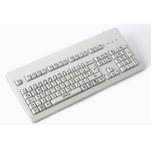 BigKeys K-LP-BW Desktop Keyboard