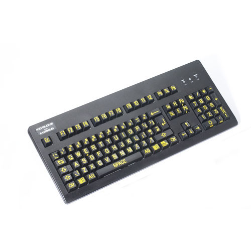 BigKeys K-LP-YB Desktop Keyboard