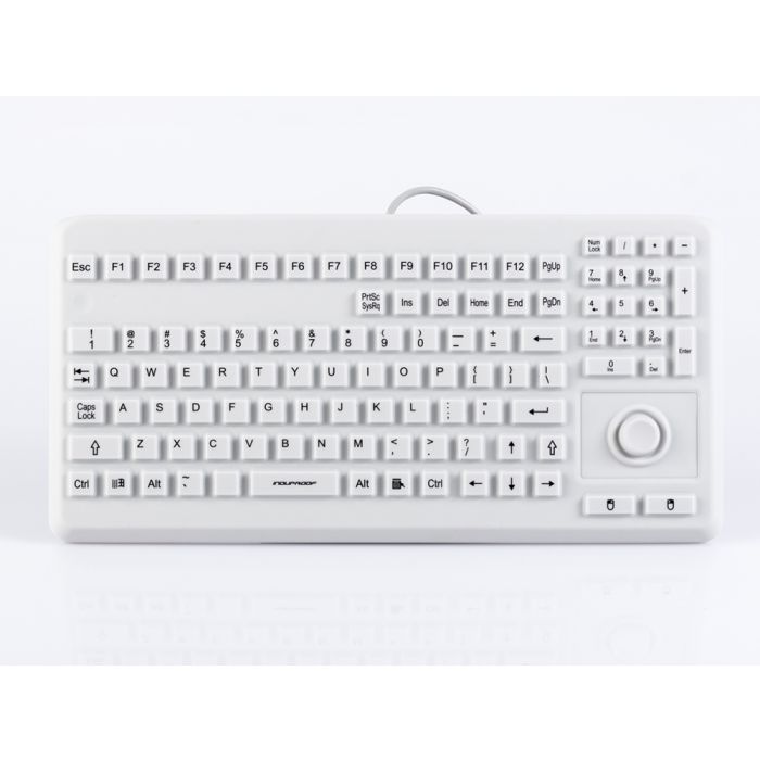 InduKey TKG-104-MB-IP68-VESA-GREY Desktop Keyboard