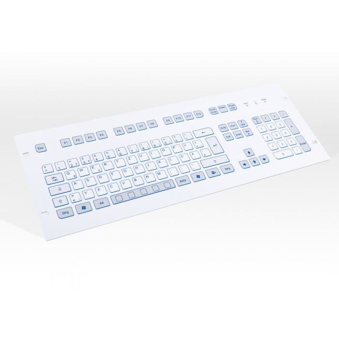 InduKey TKS-105c-FP-4HE Panel Mount Keyboard