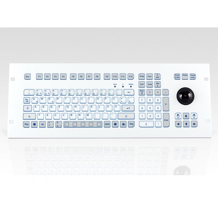 InduKey TKS-105c-TB50oF80-FP-4HE Panel Mount Keyboard