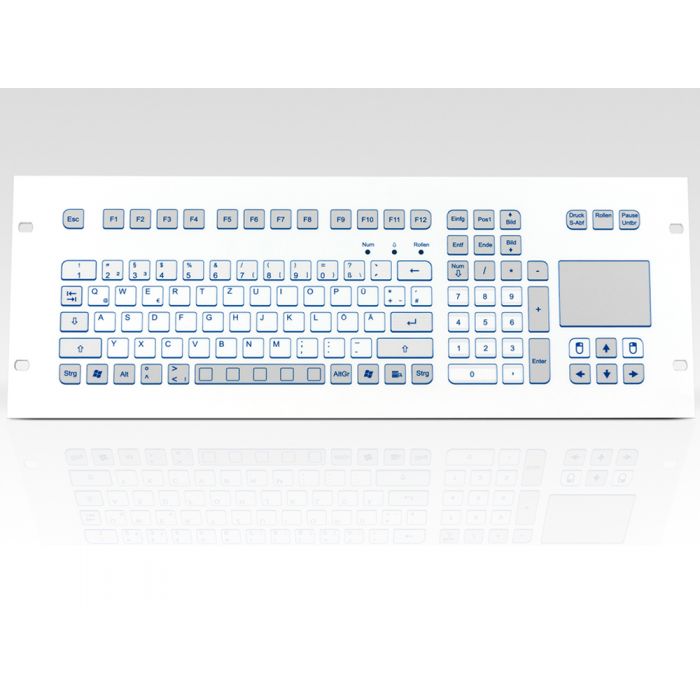 InduKey TKS-105c-TOUCH-FP-4HE Panel Mount Keyboard