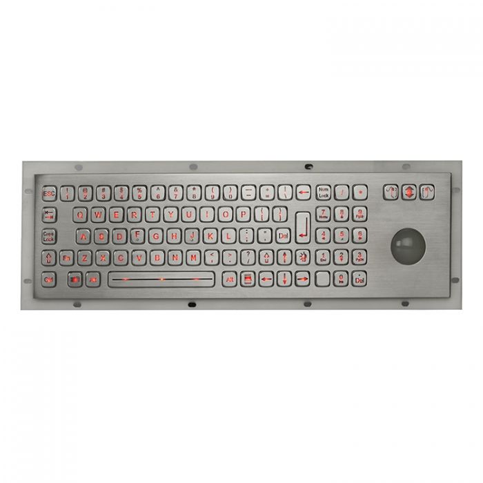 RUGGED RKB-A392-CTB-KP-BL Panel Mount Keyboard