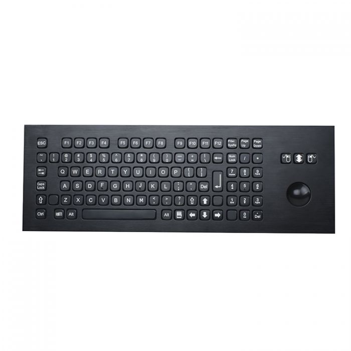 RUGGED RKB-A420-TB-KP-FN-BT Panel Mount Keyboard