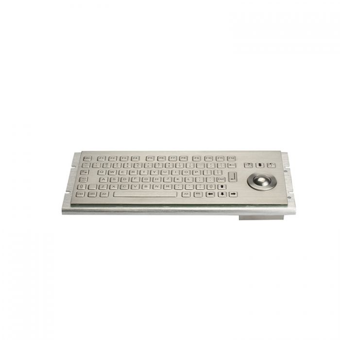 RUGGED RKB-B255-TB-FN-1 Rear Panel Mount Keyboard