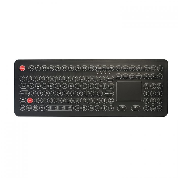 RUGGED RKB-D396TP-KP-FN-DT Desktop Keyboard
