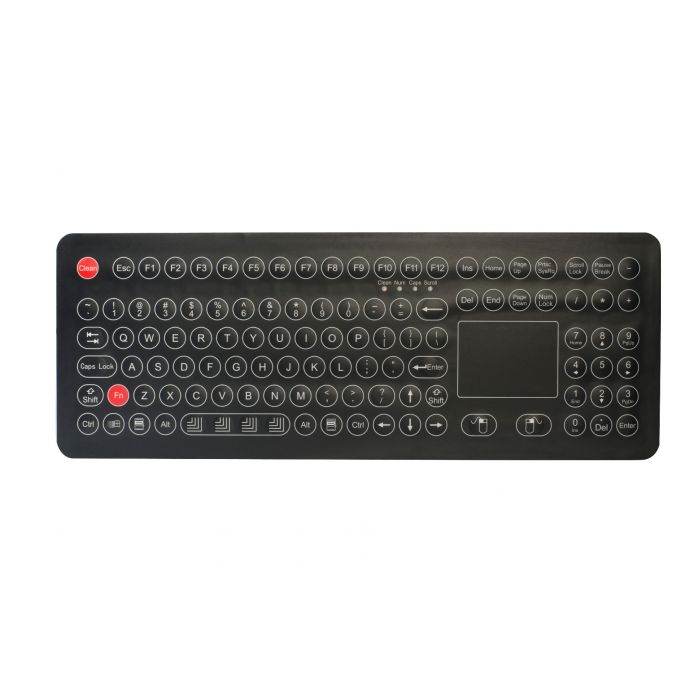 RUGGED RKB-D396TP-KP-FN-DT_1 Desktop Keyboard