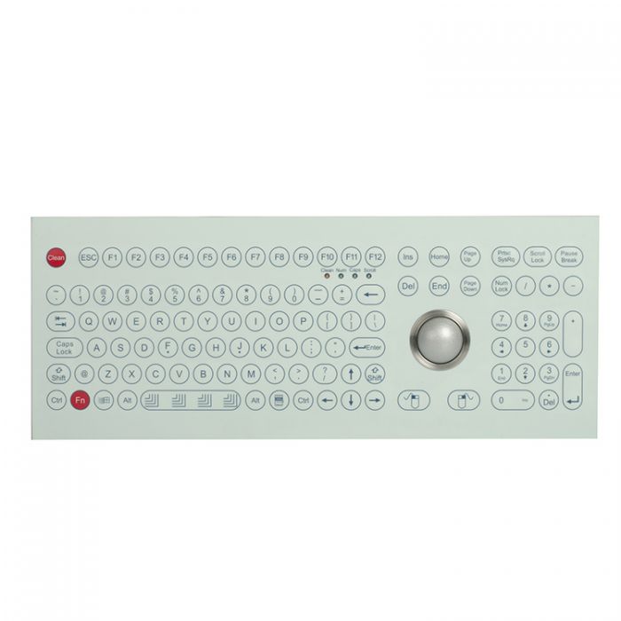 RUGGED RKB-D410-TB-KP-FN Panel Mount Keyboard