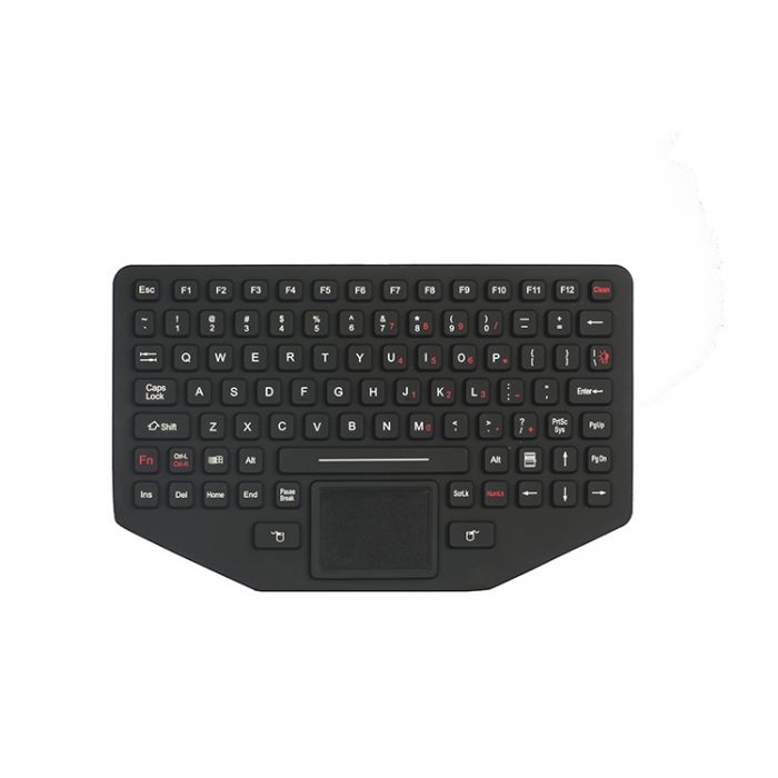 RUGGED RKB-M275TP-FN-BL Panel Mount Keyboard