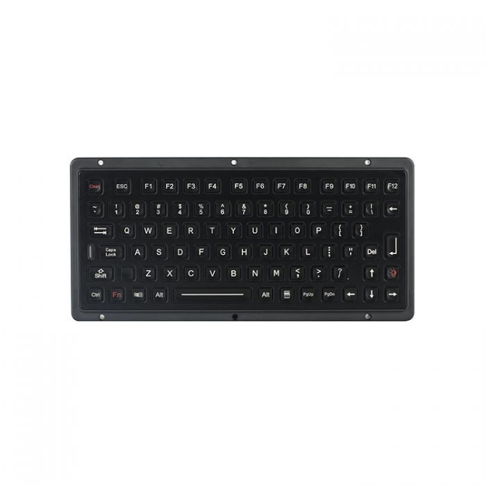 RUGGED RKB-M298-FN-BL-BT Panel Mount Keyboard