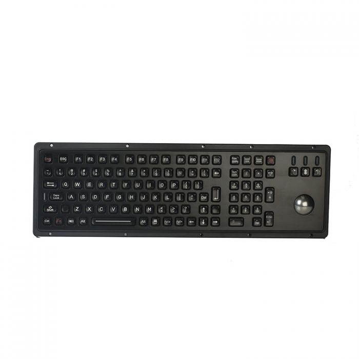 RUGGED RKB-M460-TB-KP-FN-BL-BT Panel Mount Keyboard