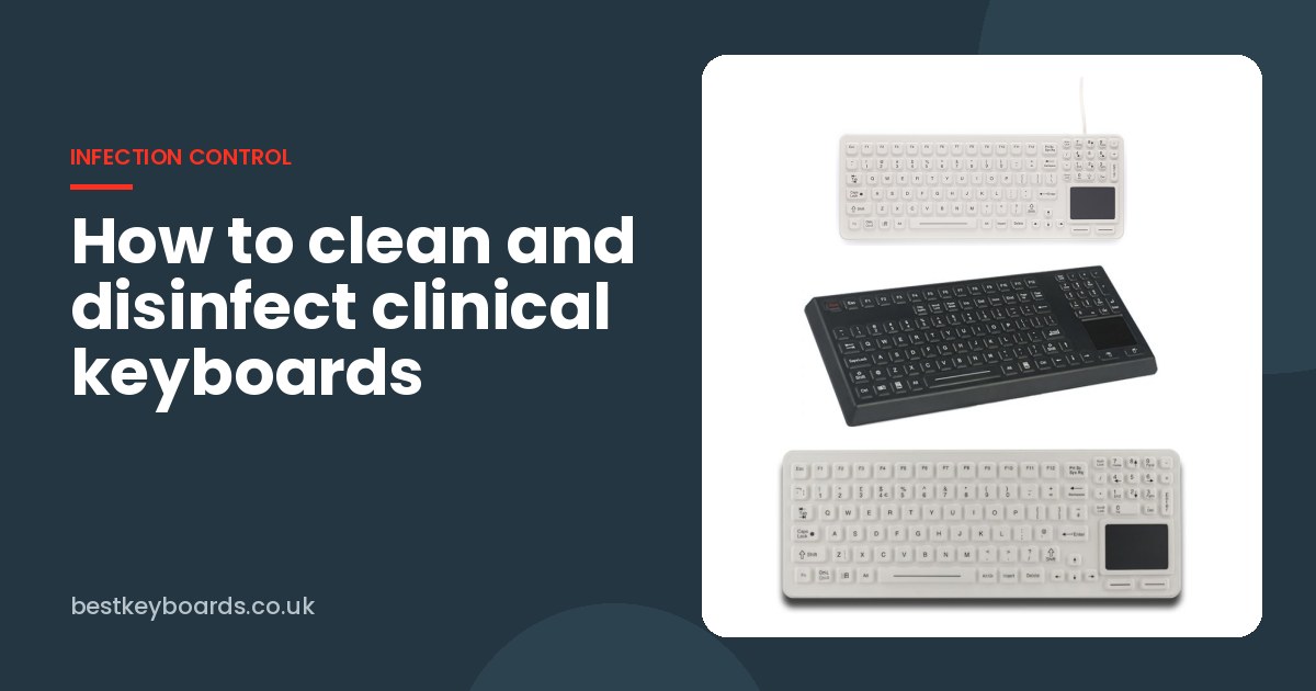 iKey SK-97-TP, SLK-97-TP and RUGGED RKB-M390 sealed medical keyboards