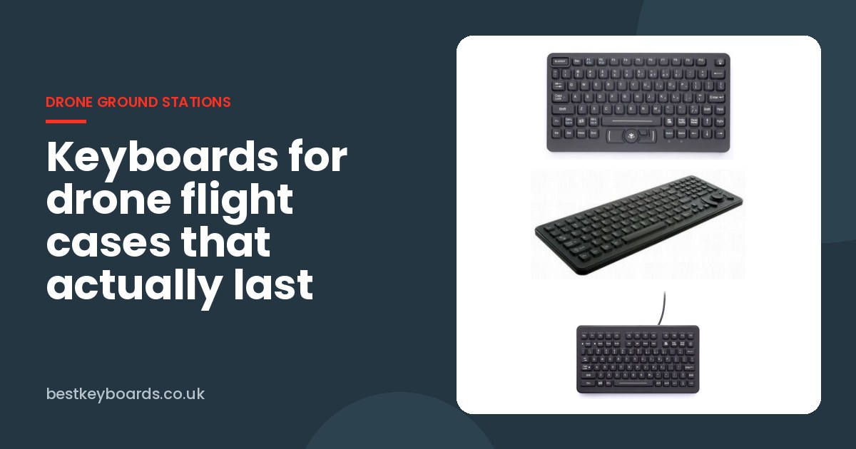 iKey SL-86-911-OEM, SLK-102-FSR and SL-88 keyboards for drone flight cases
