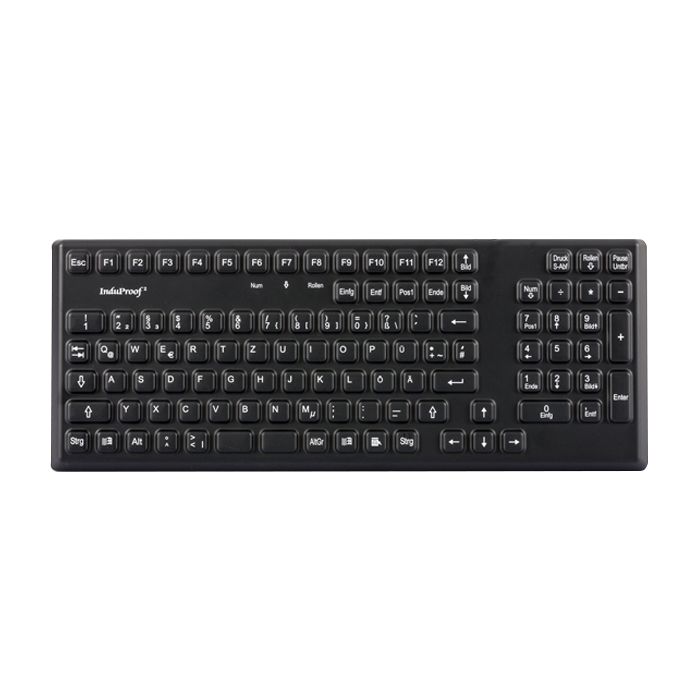 InduKey TKG-105-IP68-BLACK Desktop Keyboard