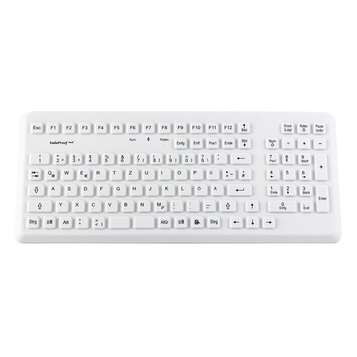 InduKey TKG-105-IP68-GREY Desktop Keyboard