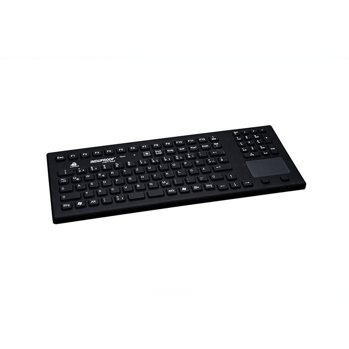 InduKey TKG-107-TOUCH-IP68-WHITE-MAG-BACKL Desktop Keyboard
