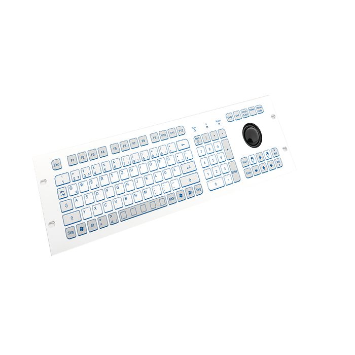 InduKey TKS-105c-TB38-FP-3HE Panel Mount Keyboard