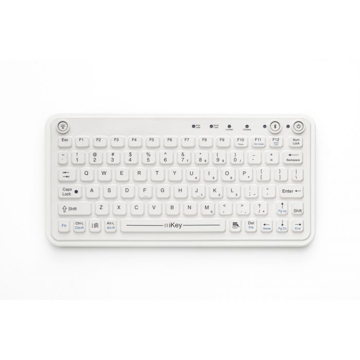 iKey BT-80-WHITE Desktop Keyboard